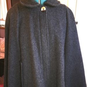 Wool Cape Coat